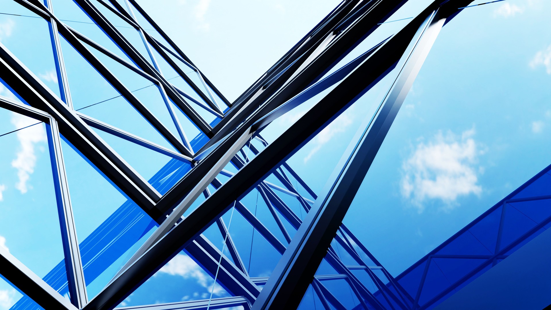 3d rendering of modern architecture, Skyscraper corporate office building with glass window